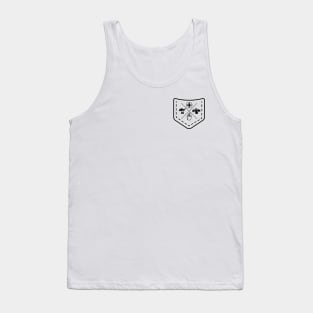 Essential pocket logo - black Tank Top